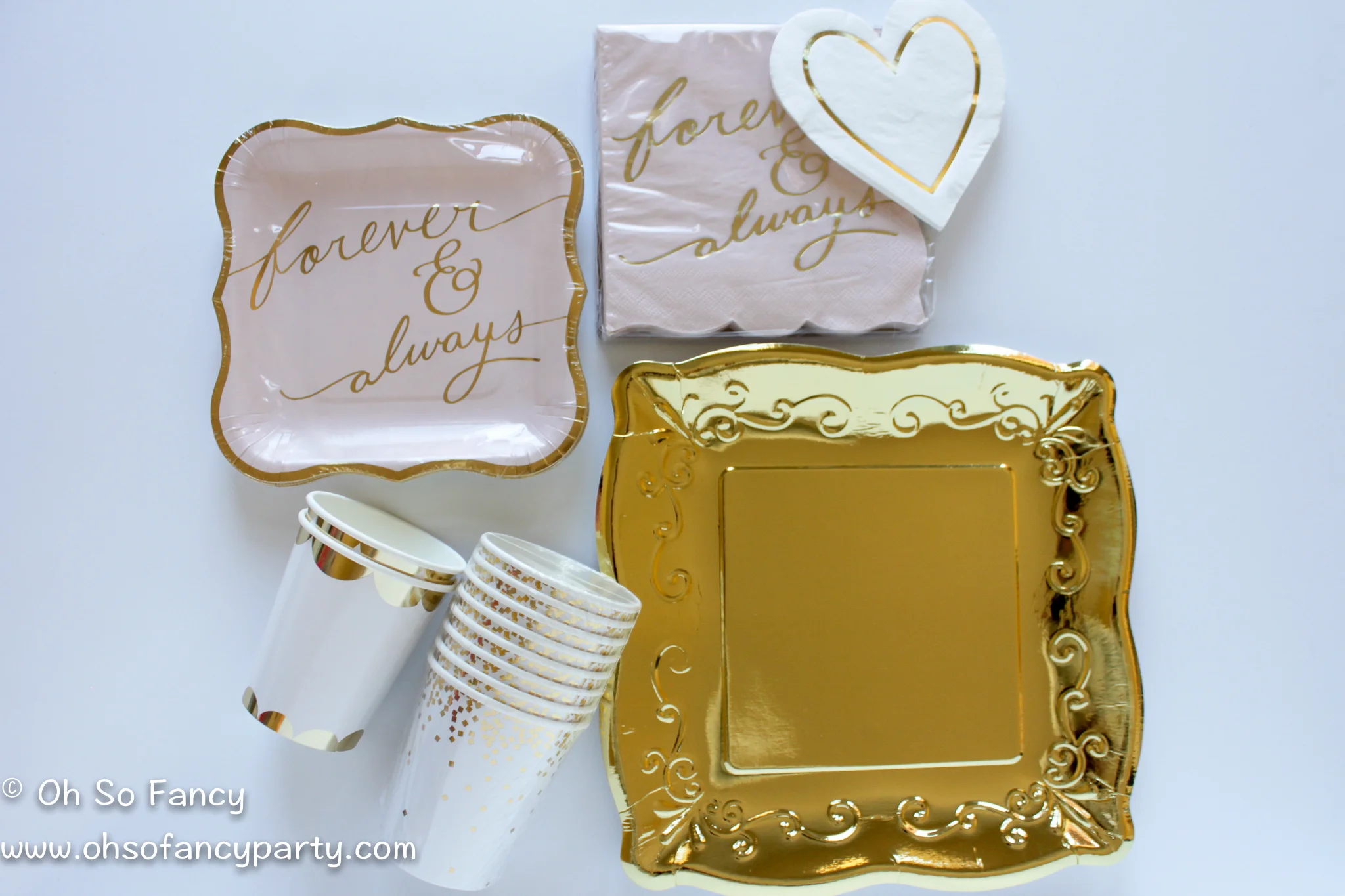 Always & Forever Tableware Bundle - OhSoFancyParty.jpg
