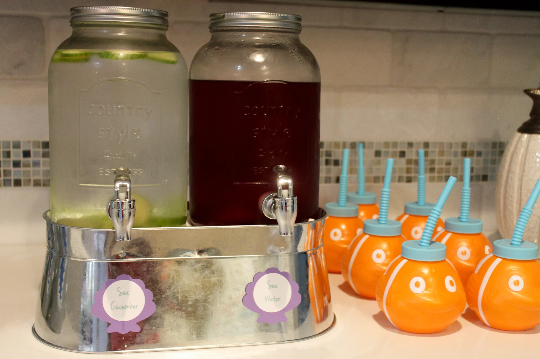 Mermaid Drink Station Labels - OhSoFancyParty.jpg