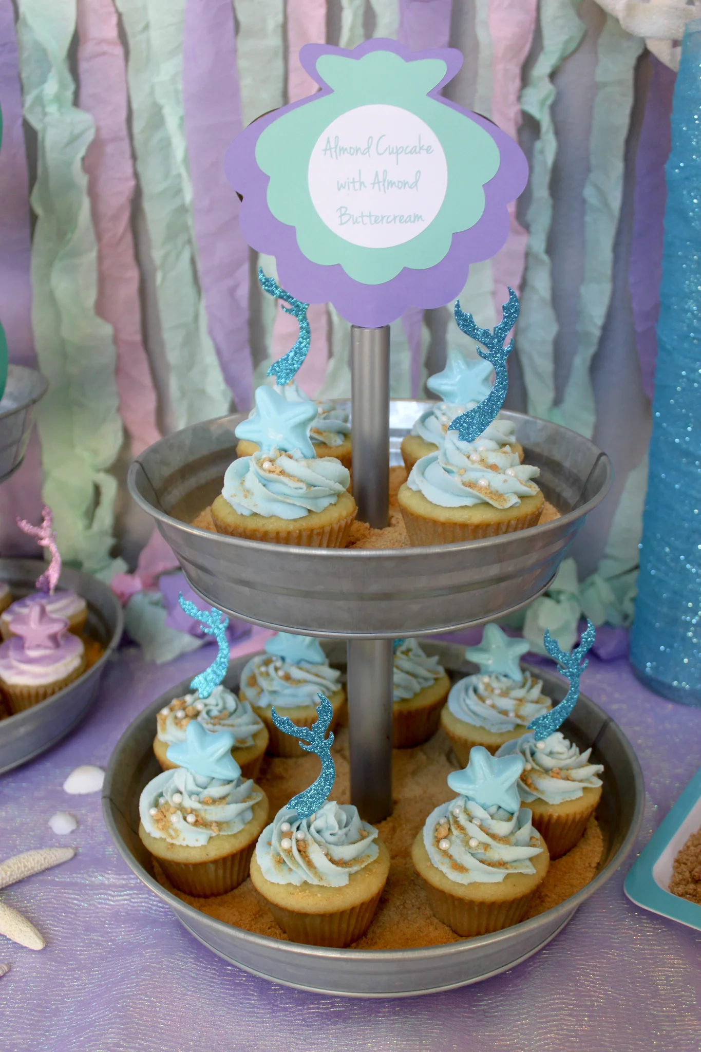 Mermaid Party Cupcake Toppers - OhSoFancyParty.jpg