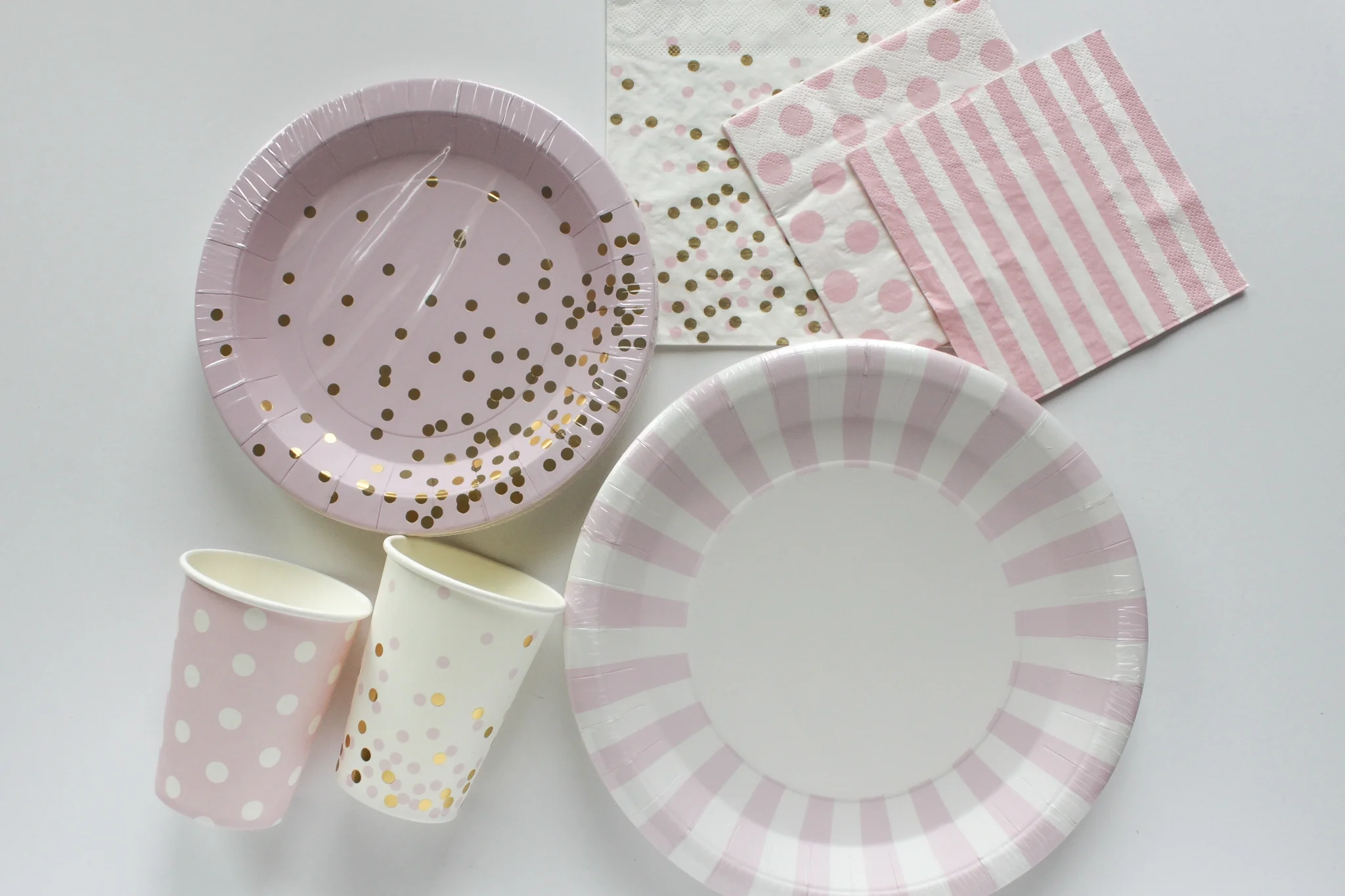 Pink Confetti Tableware Bundle