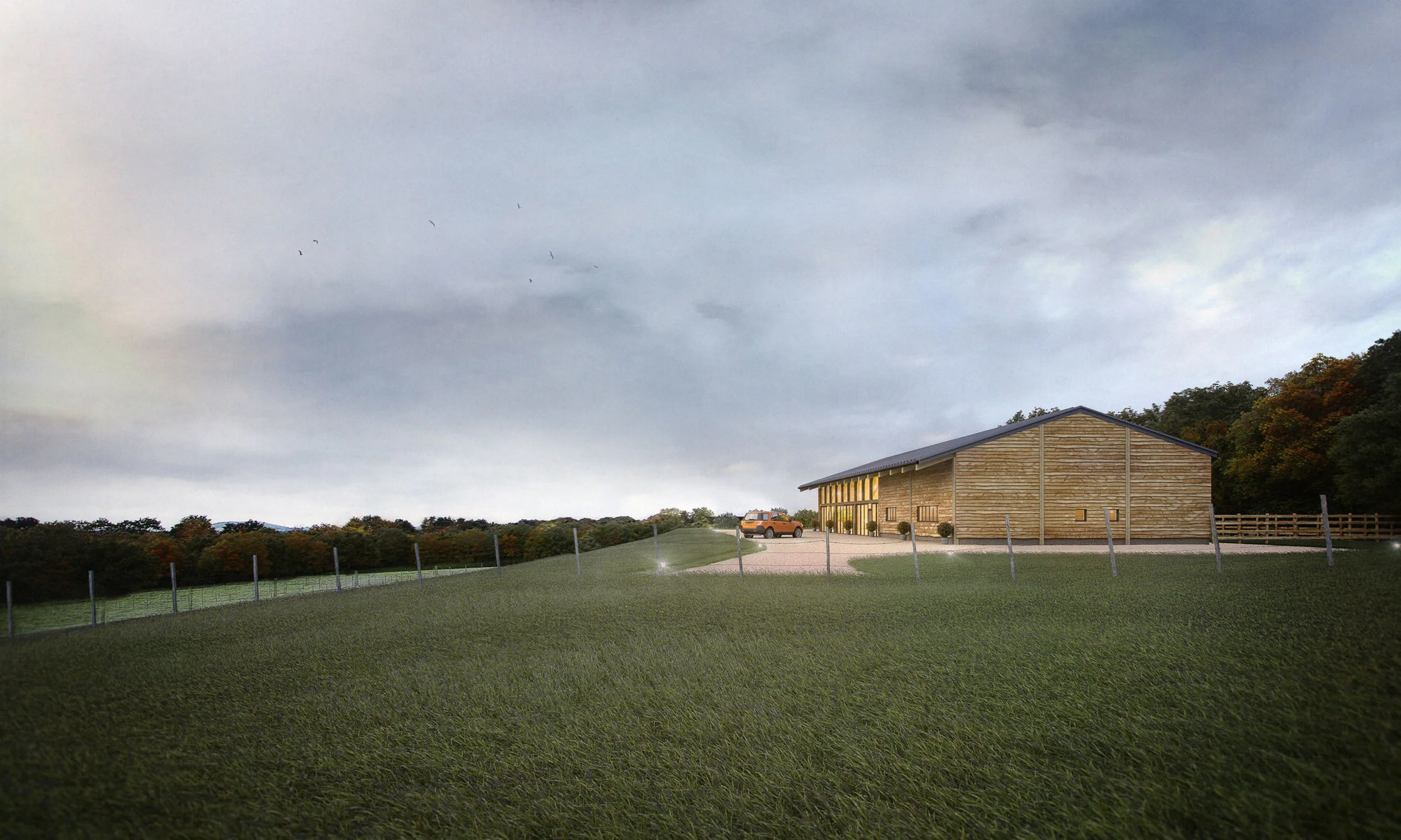 Martlets Farm Barn - Architectural Visualisation - Shaftesbury, Dorset, UK