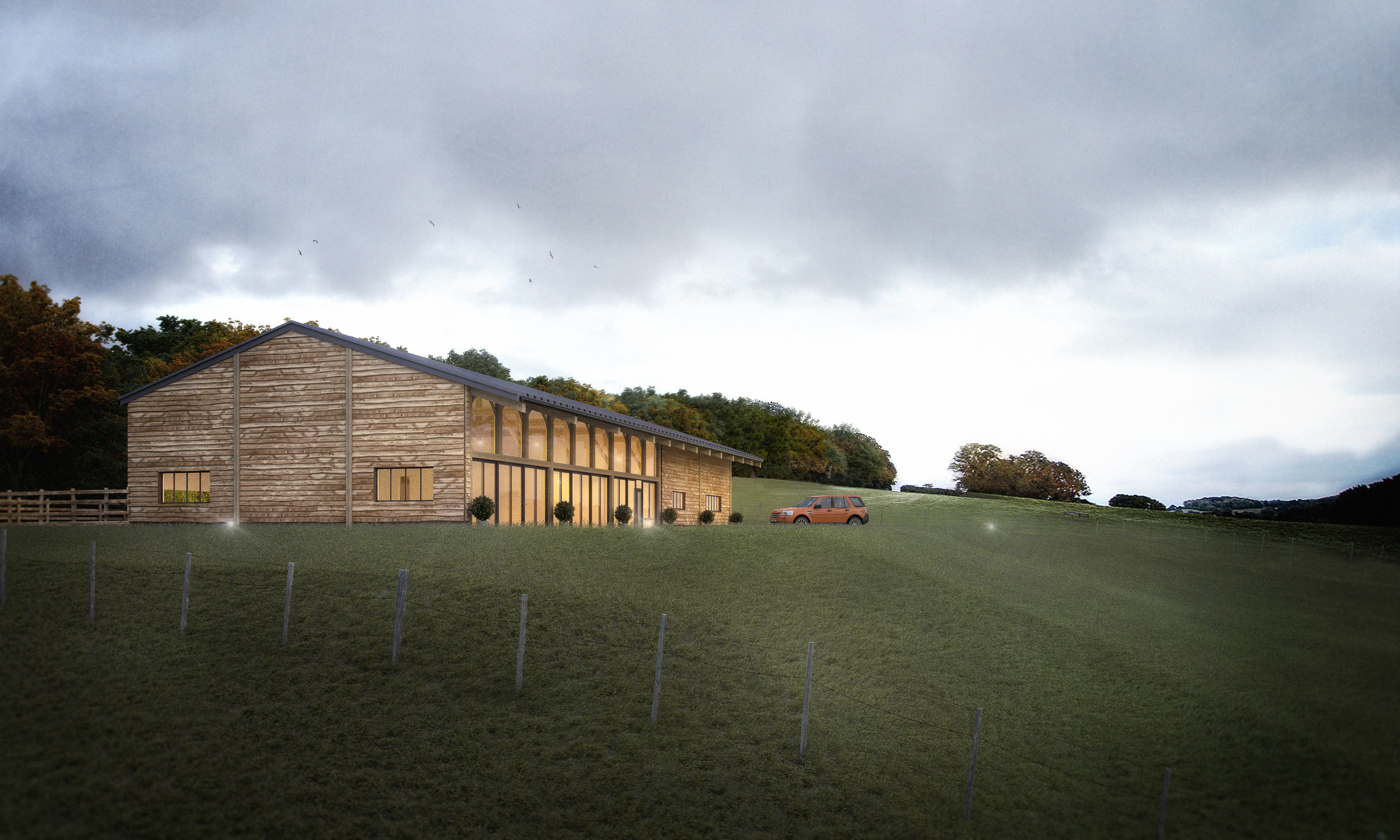 Martlets Farm Barn - Architectural Visualisation - Shaftesbury, Dorset, UK