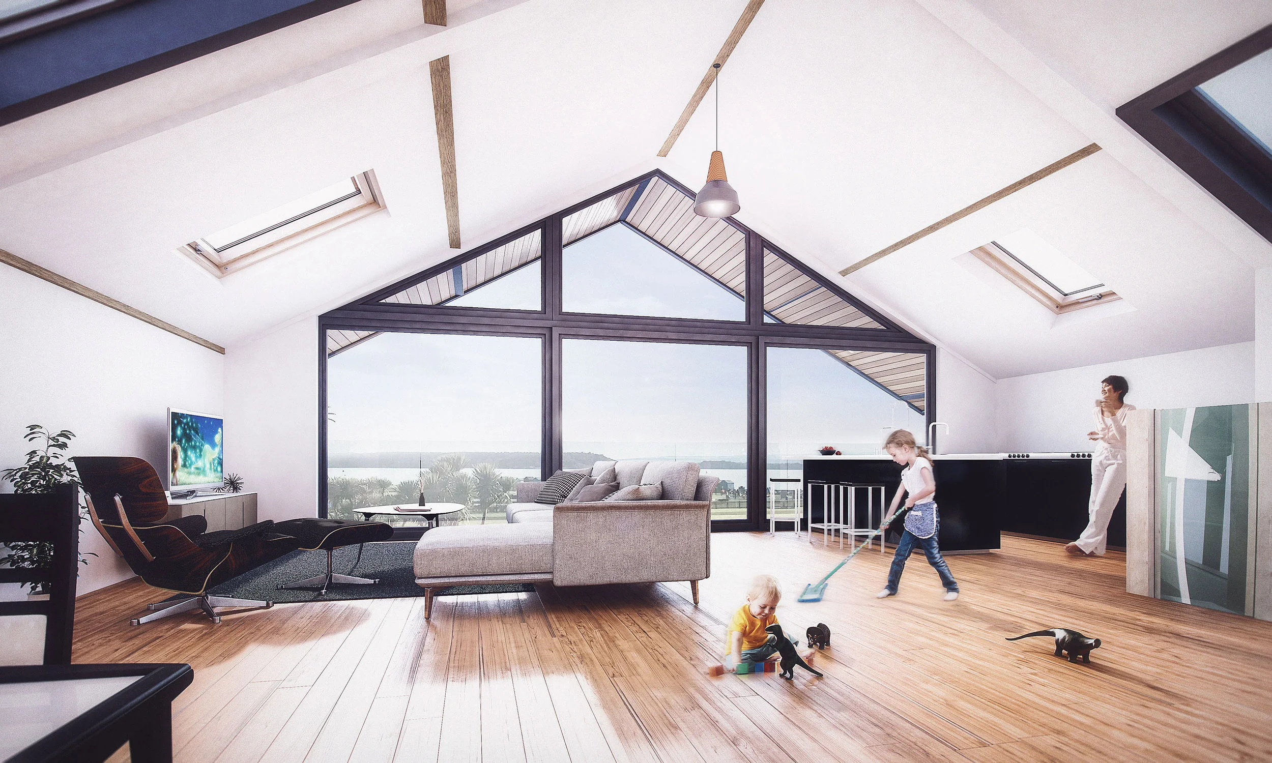 Lulworth Avenue - Interior Visual - Poole, Dorset, UK