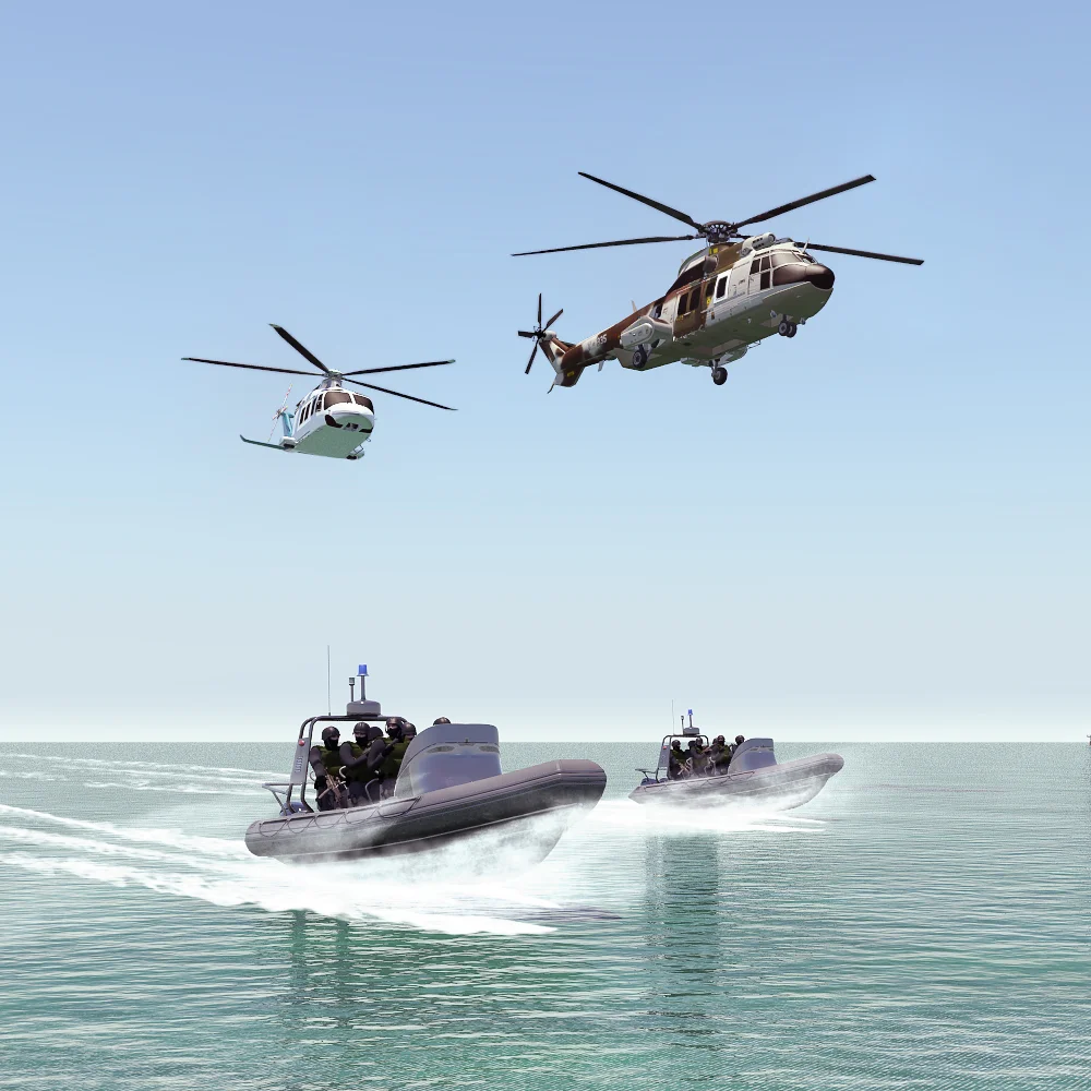 Rig Reaction - - 3d Illustration - Bahrain