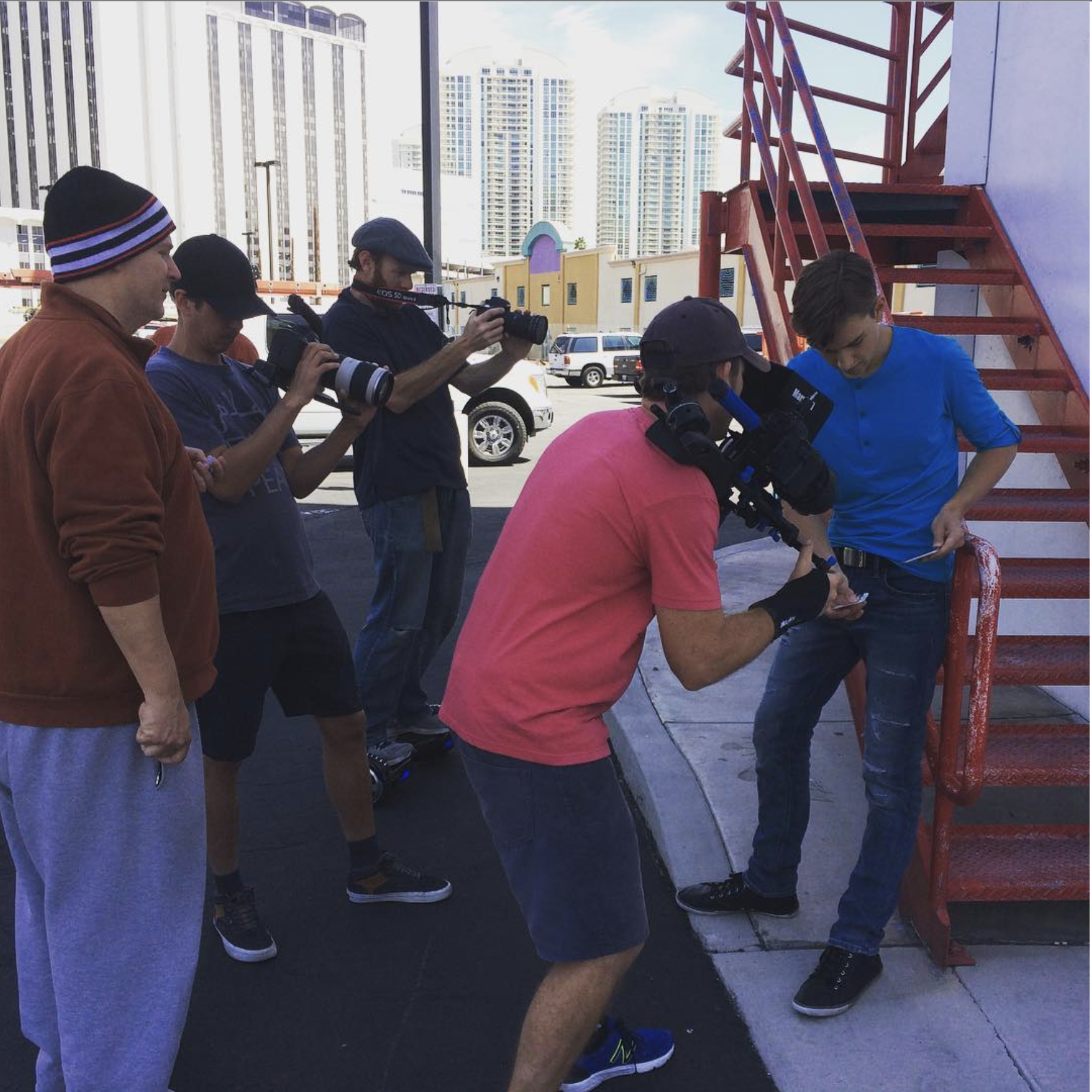 Filming “B” roll