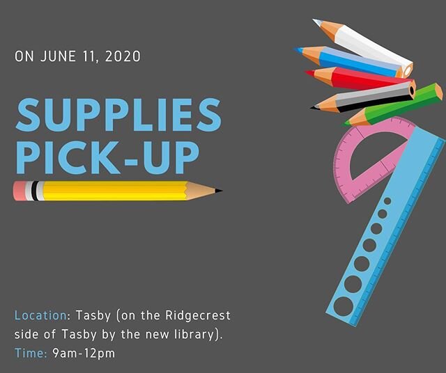 Hey scholars! Thursday June 11 , 2020 is the date to pick up your supplies from Tasby for ESU summer &lsquo;20. Make sure your friends know and tag them or send them this post so they don&rsquo;t forget!! See you there :).