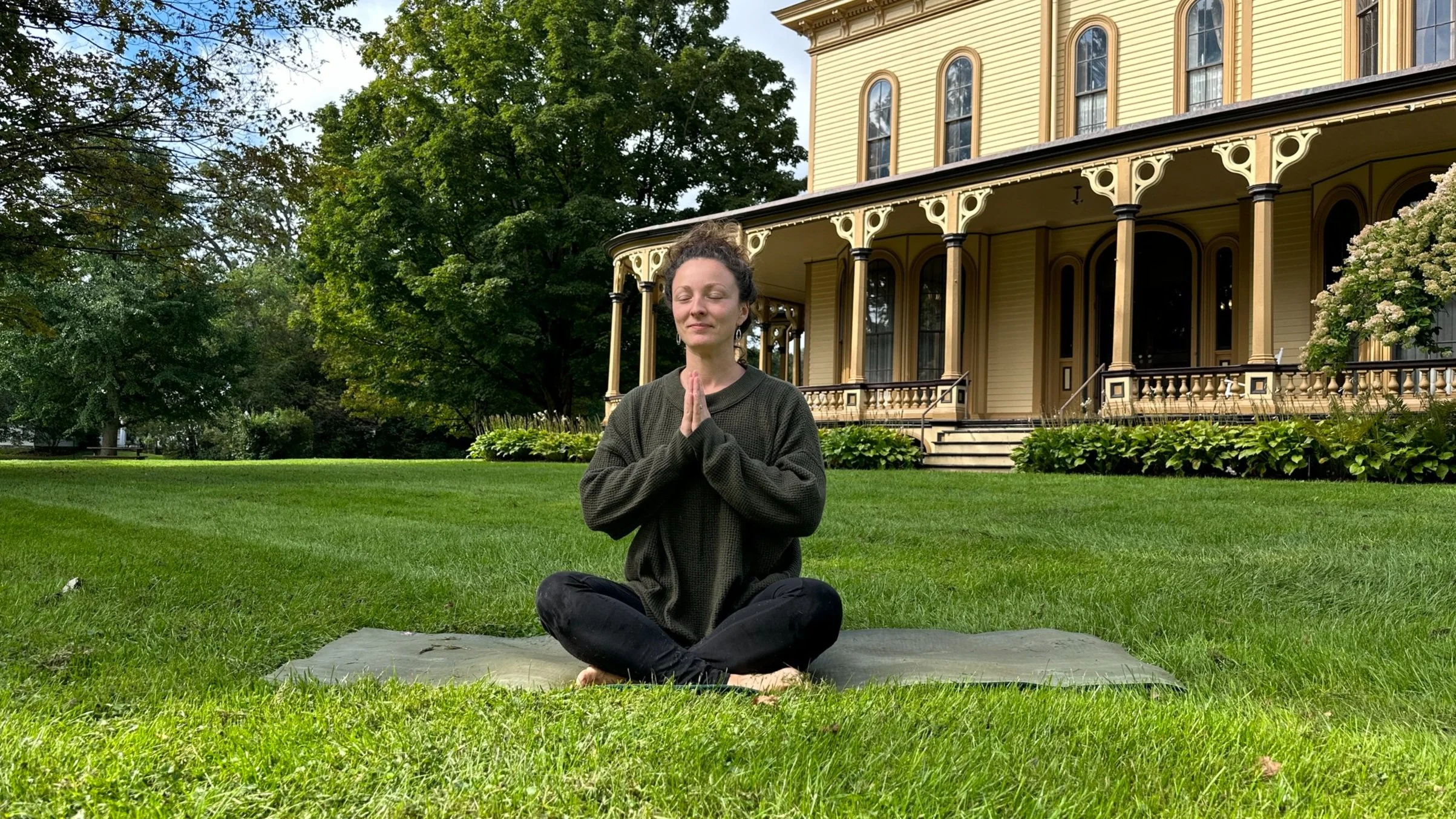 Sunday Yoga on the Lawn with Sam Coulter