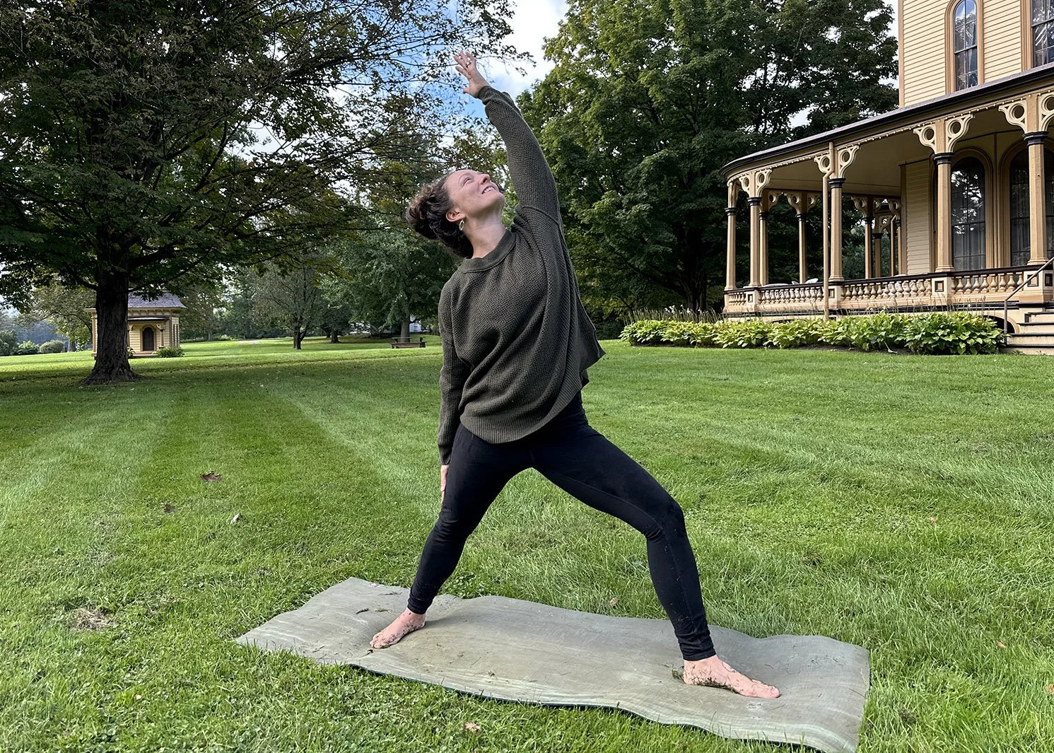 Sunday Yoga on the Lawn with Sam Coulter