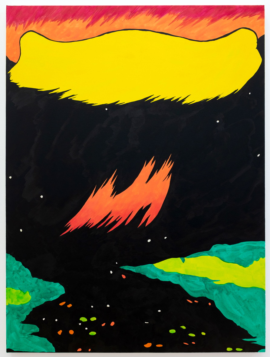 1.Jenna Youngwood 'Highway's Hammer', 2019. Acrylic on canvas. 48 by 36 inches..jpg