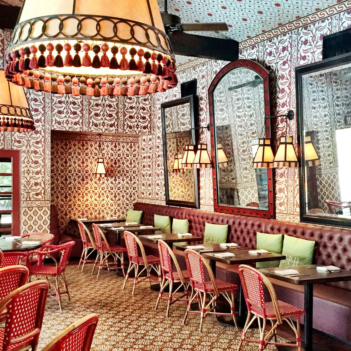 design by Martyn Lawrence bullard | schumacher topkapi in pomegranate