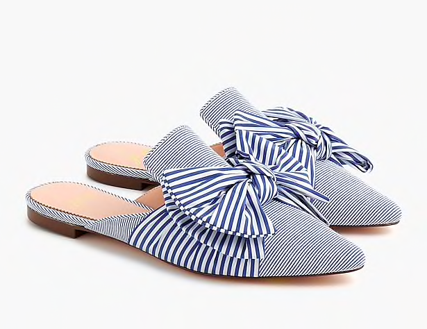 you know we can’t resist a stripe! these slides are 40% off