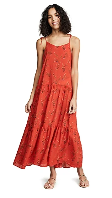 this sweet floral maxi dress is about to part of our spring uniform!