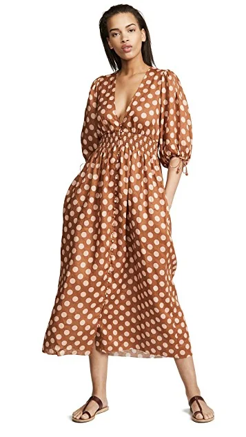 we always feel prettiest in pattern - snap up this polka dot piece while it’s on sale!