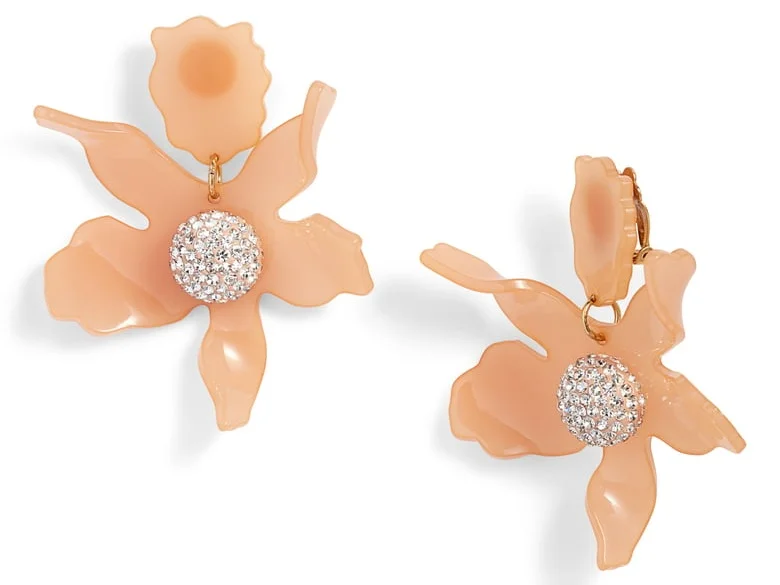 make a statement with these striking petal earrings !