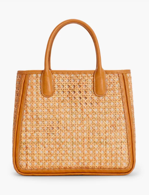 love is an understatement with this caning drawstring tote !