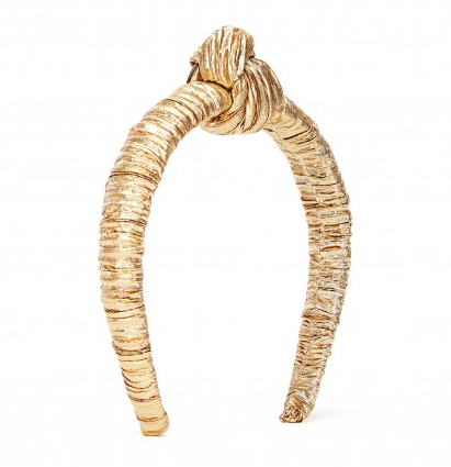 this metallic headband is so chic!