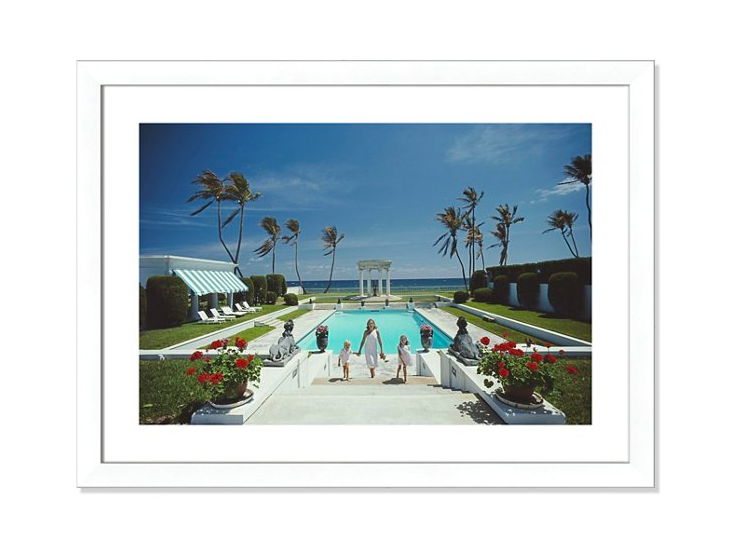 file this under places we’d rather be! this iconic slim aarons photo is on major sale today!