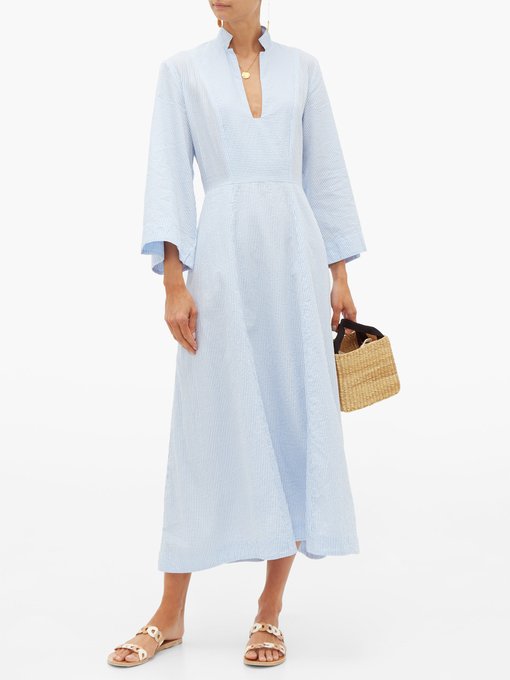 charming and effortless… the ideal seersucker dress for summer!