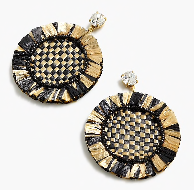 make a statement in these raffia fringe earrings ! they’re on sale for $45.50!