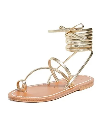 you know we love a metallic lace up sandals ! we’re swooning over this splurge-worthy pair!