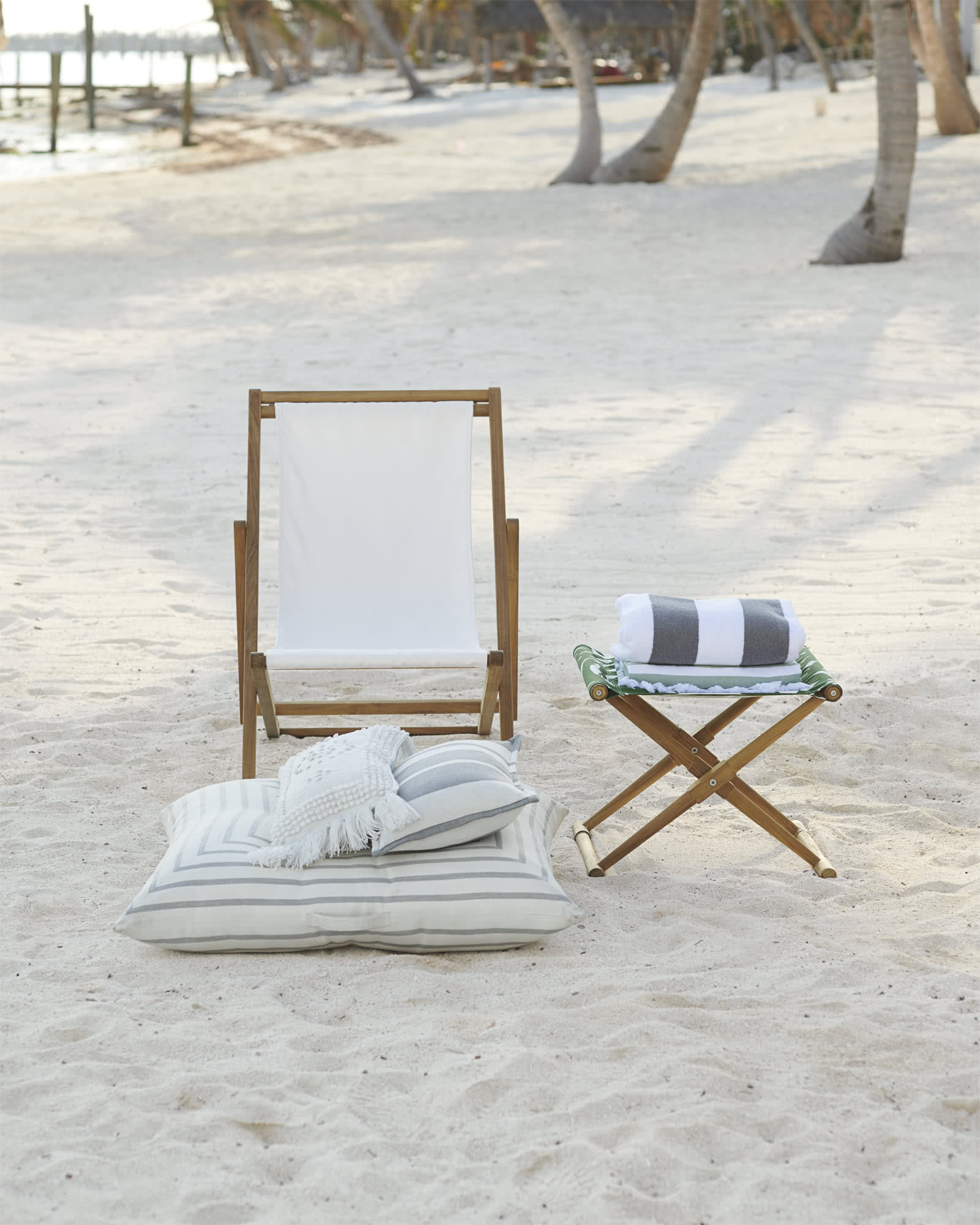 take a peek at this teak sling chair - it’s 20% off!