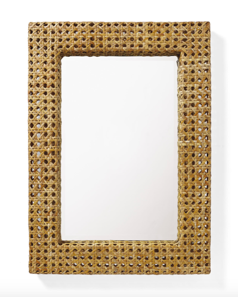 the absolute sweetest cane mirror - take 20% off today!