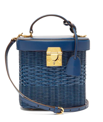 this rattan bag is the ultimate splurge!