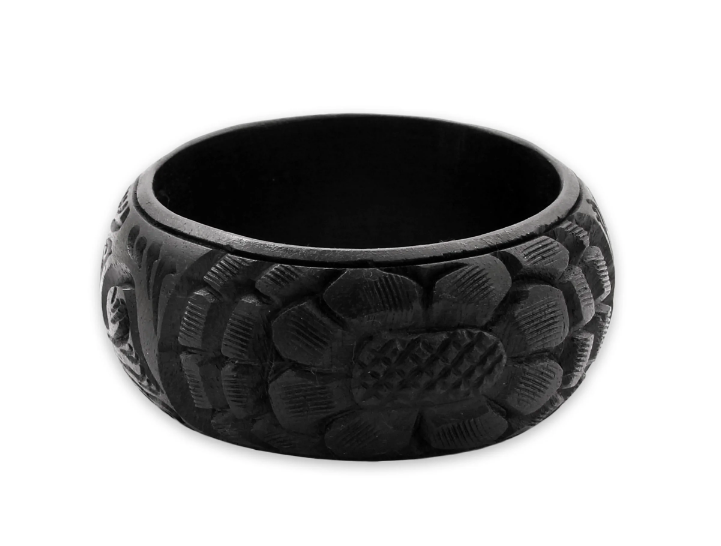 this mango, wood bracelet is a steal for under $17!