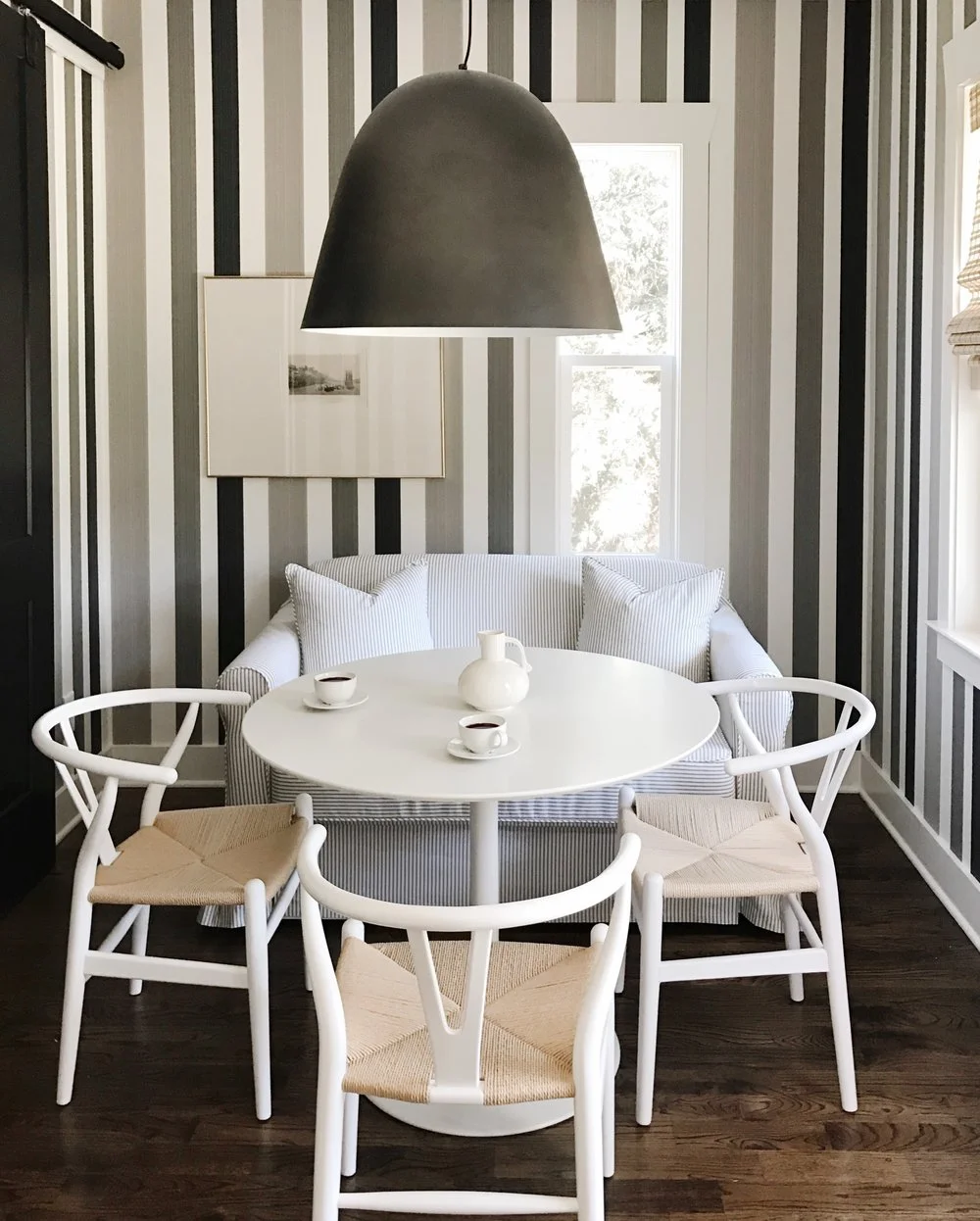get the look with our favorite wishbone chairs !