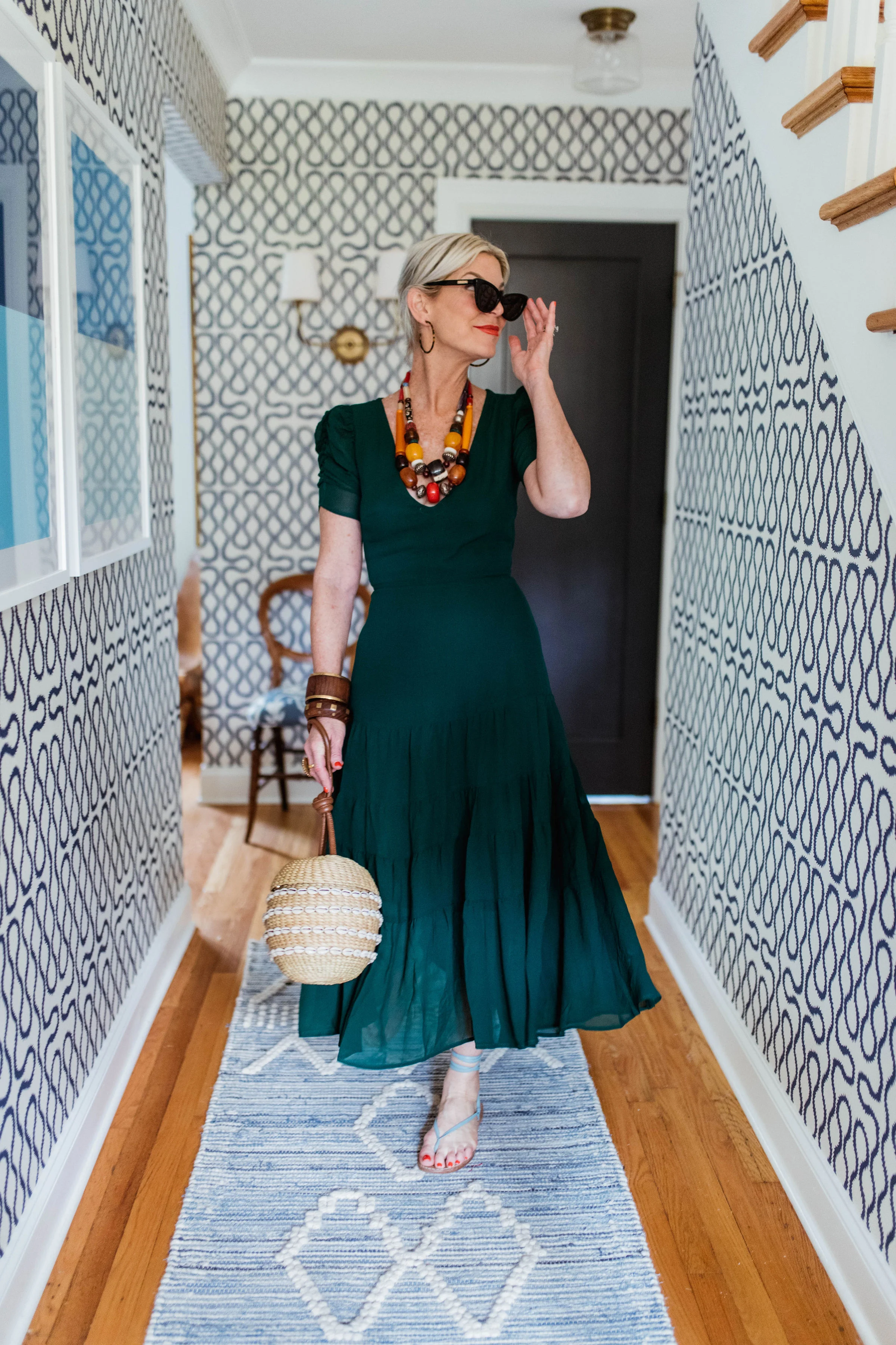 how darling is this tiered emerald midi ?!? it’s our new date night go-to!