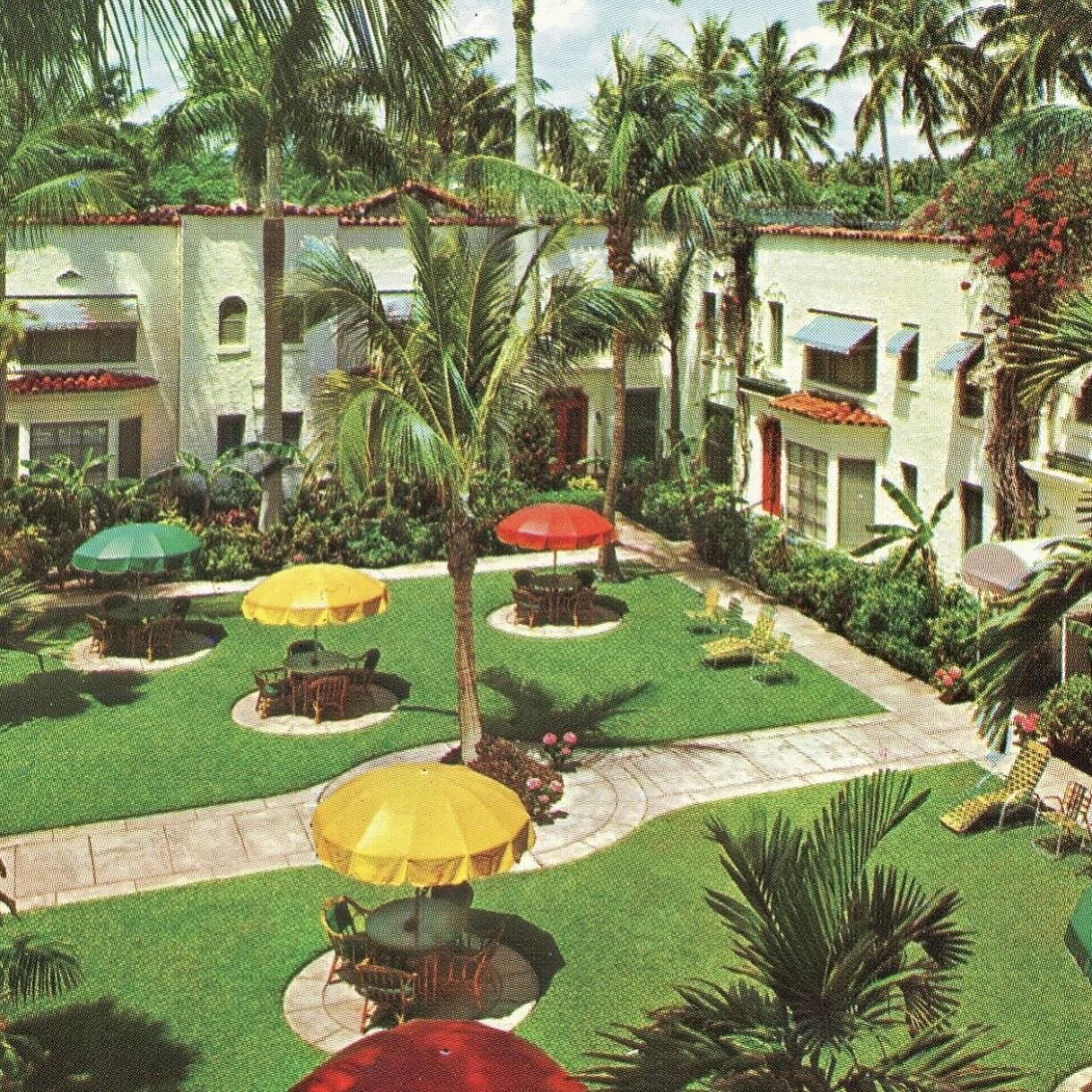 I&rsquo;ll pick the &ldquo;vintage version&rdquo; every time! 👋 Love this &lsquo;60s pic of @thebraziliancourt, so GOOD! ❤️ Are you watching Palm Royale? 👀 #palmbeach