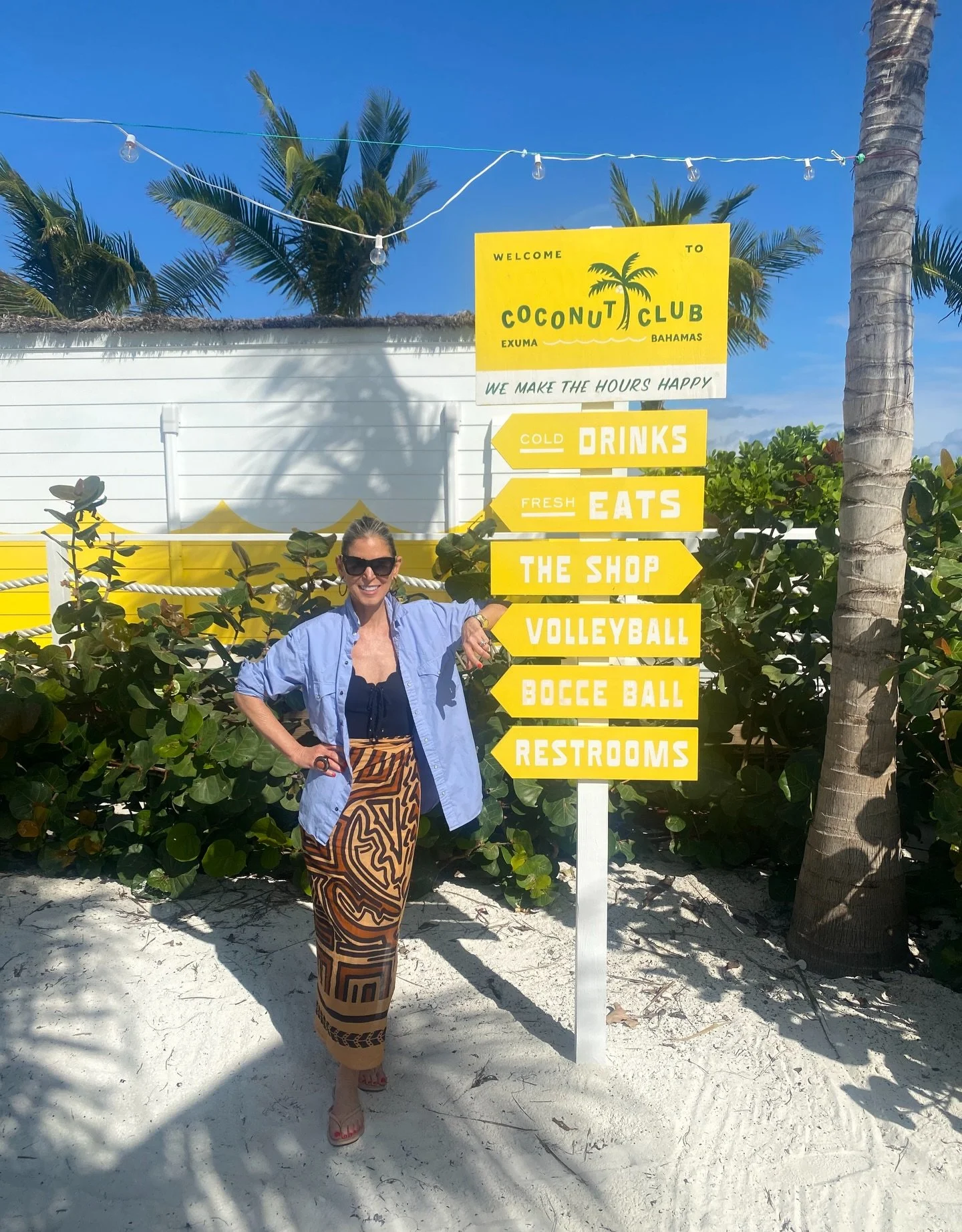 Officially on island time. 🥥 @coconutclubexuma #postcardsfromthebahamas #coconutclubexuma