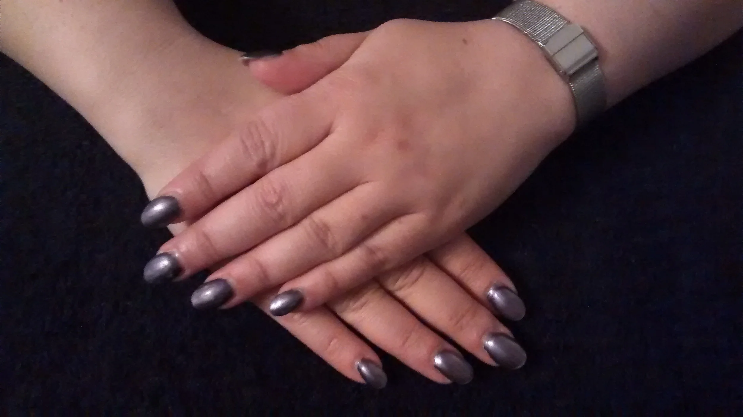 Purple Acrylic Extensions