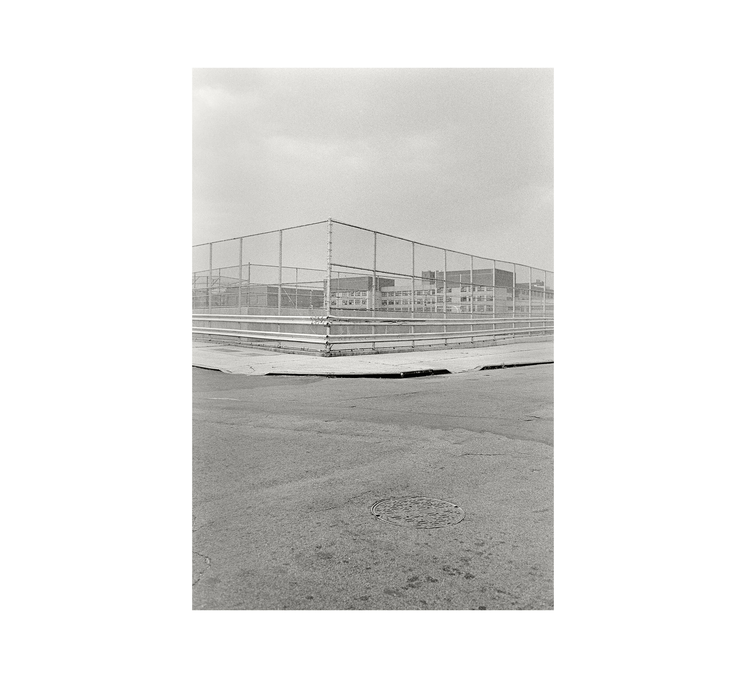   High School Athletic Field , 2012 gelatin silver print image 6 1/2 x 4 3/8 in paper 10 x 8 in 