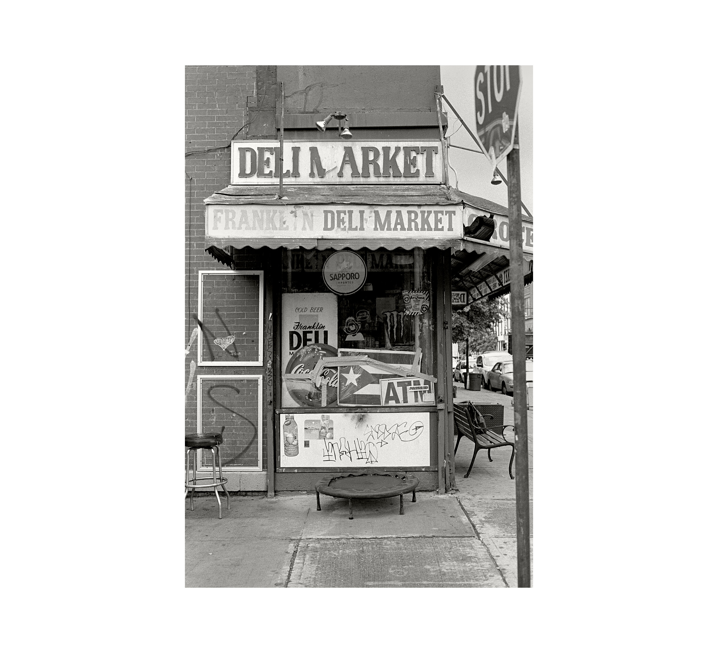   Corner (Franklin and Milton) , 2013 gelatin silver print image 6 1/2 x 4 3/8 in paper 10 x 8 in 