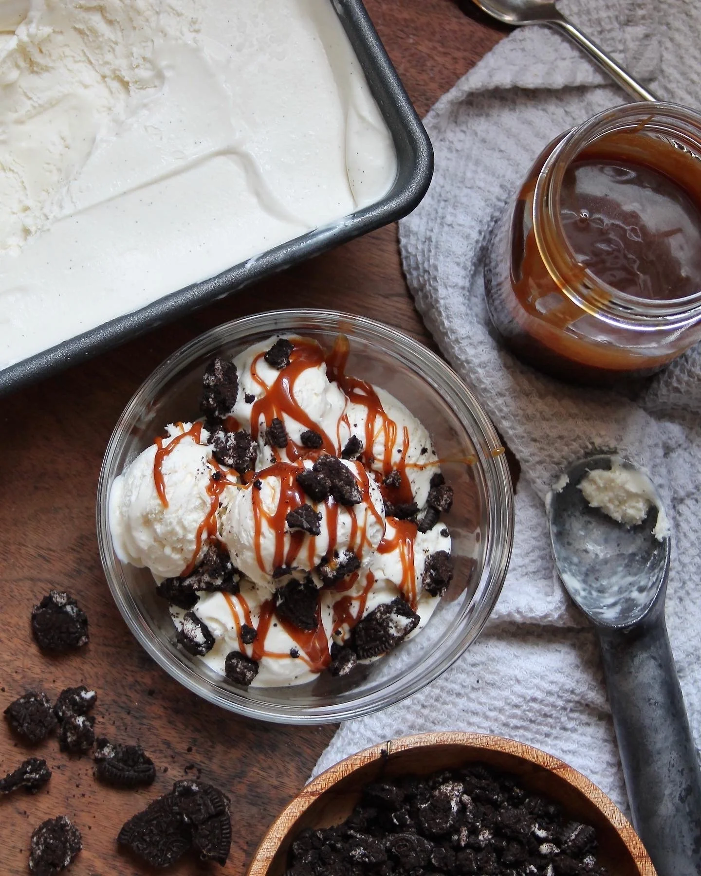 No-Churn Vanilla Ice Cream