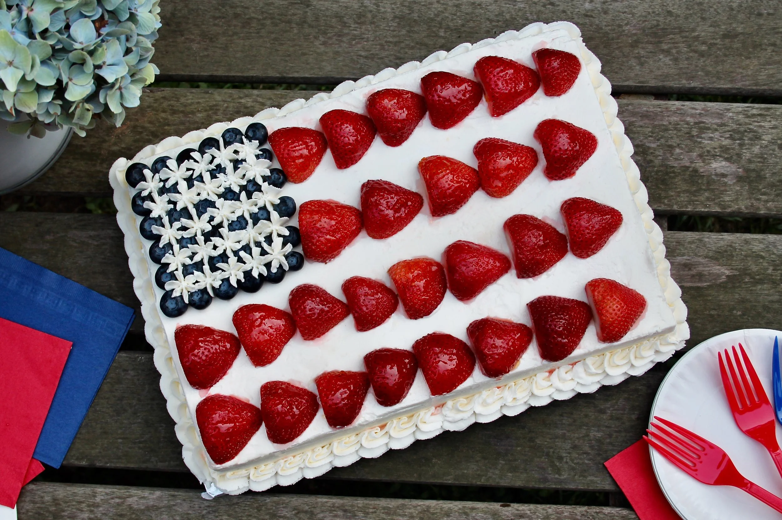 Flag Cake
