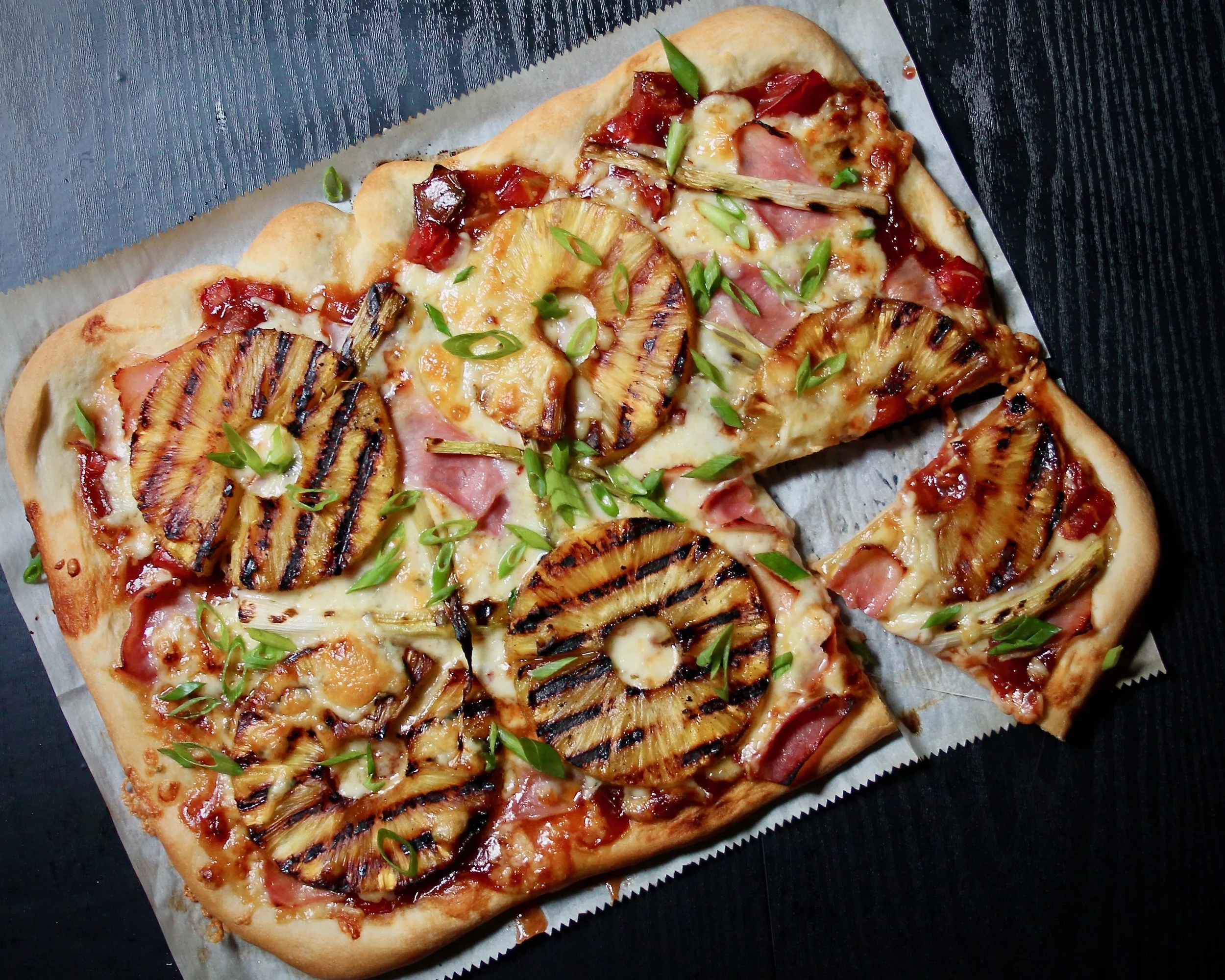 Hawaiian Barbecue Pizza