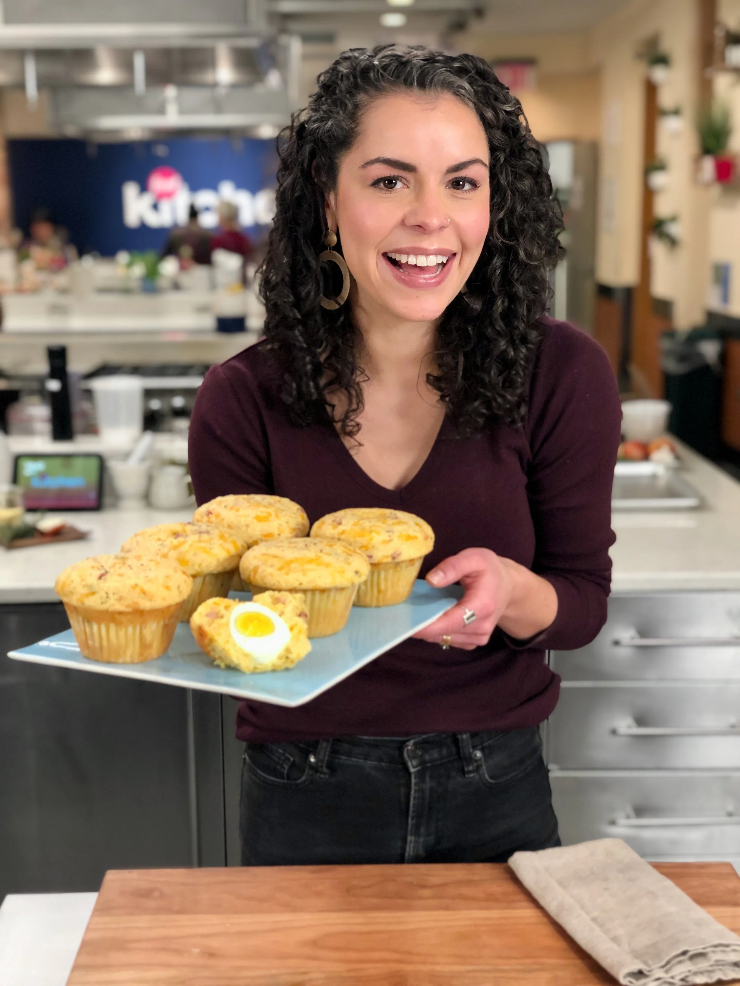 Put-an-Egg-In-It Ham and Cheese Corn Muffins