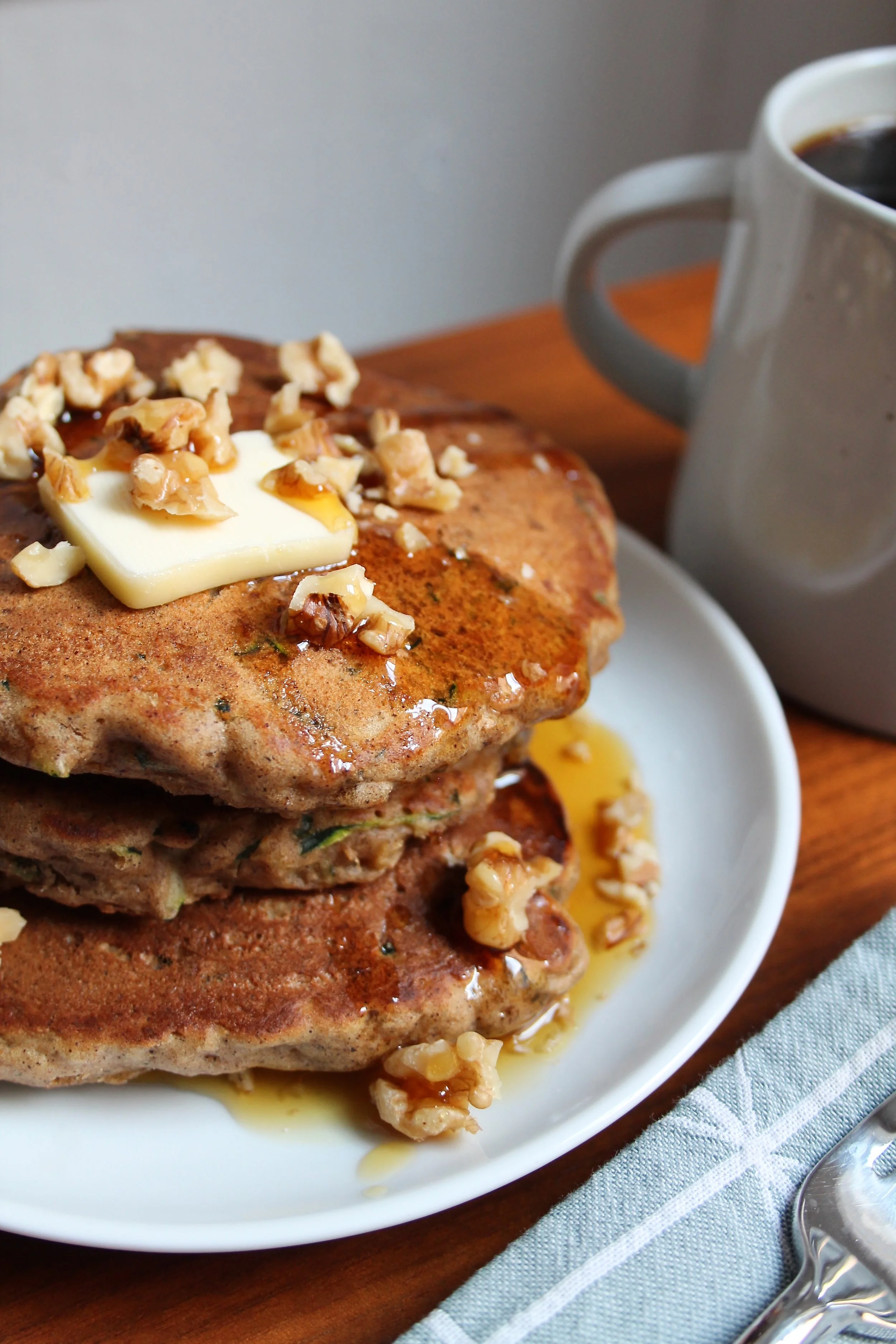 Zucchini Bread Pancakes