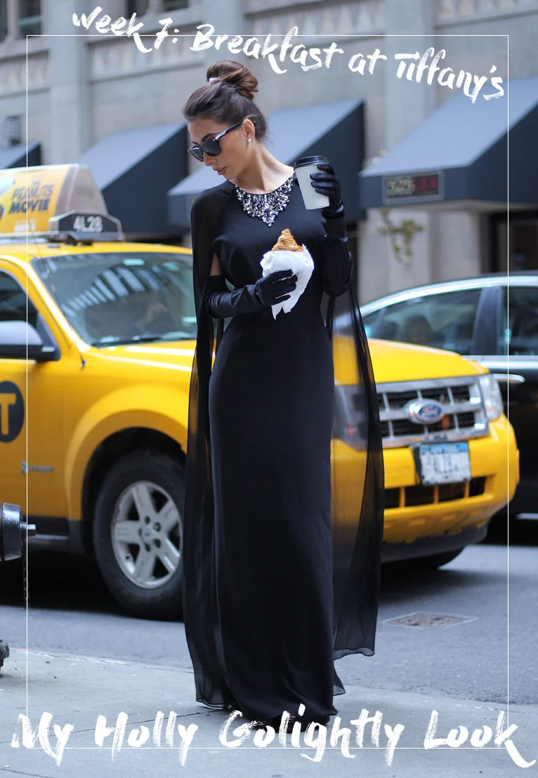 Ulia Ali blogger as Audrey Hepburn