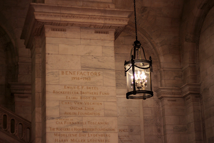 New York Public Library Write here...