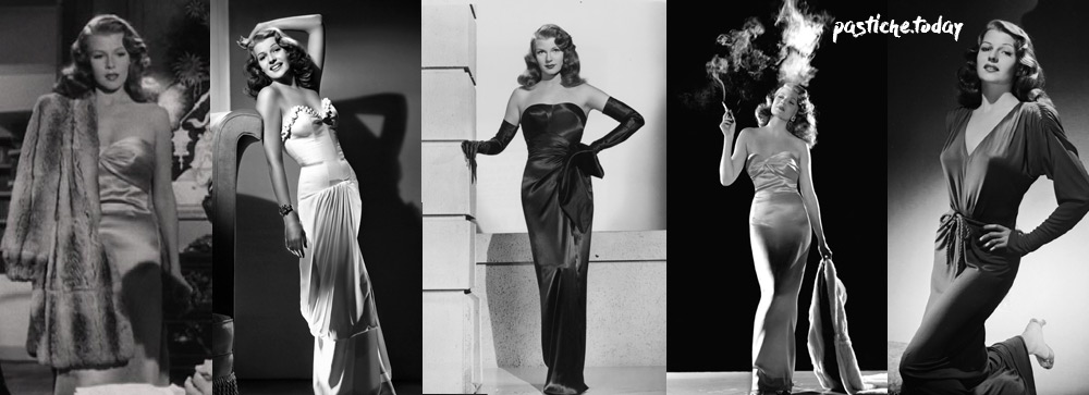 Rita Hayworth long seductive gown. Sexy style