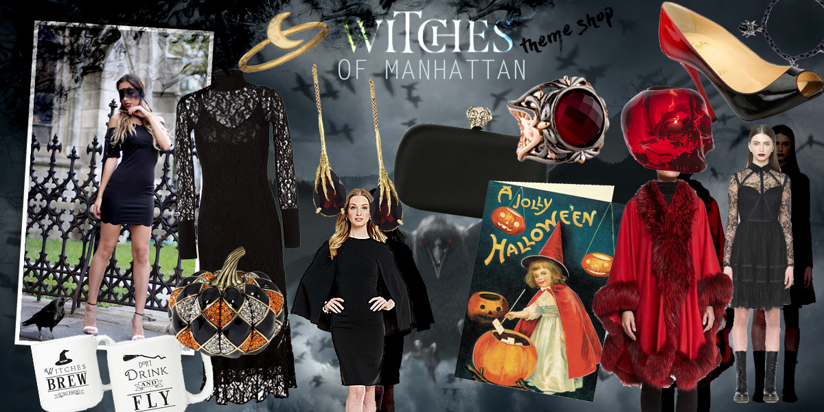 Witches of Manhattan curated shop. Gifts and fashion items for Halloween 2016 and Christmas.