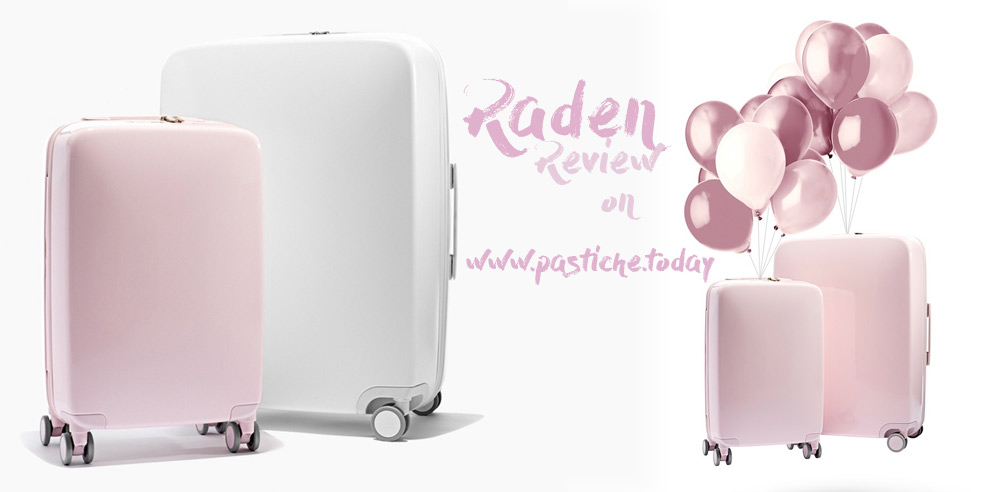 Raden pink set of luggage.