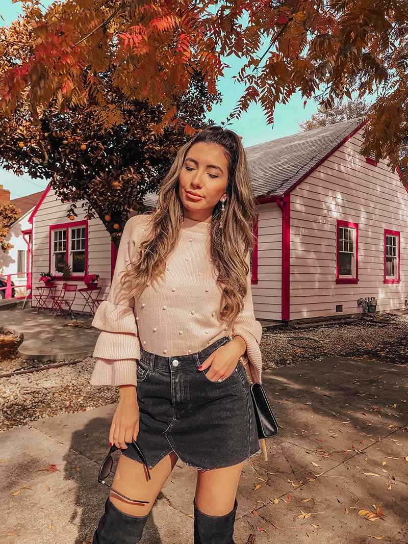 pink-sweater-shein-review