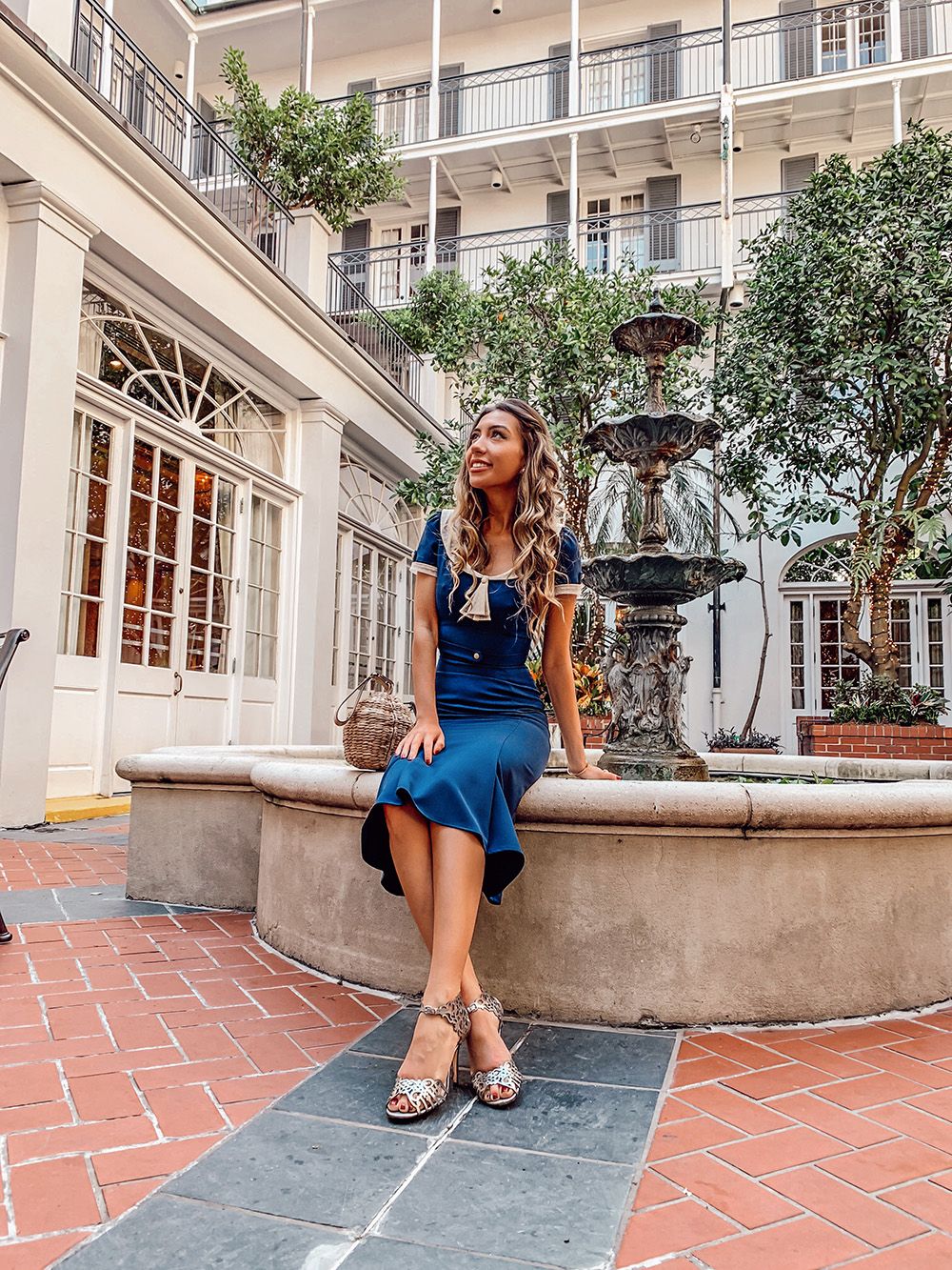 gal meets glam blue dress Gal Meets Glam Roundup