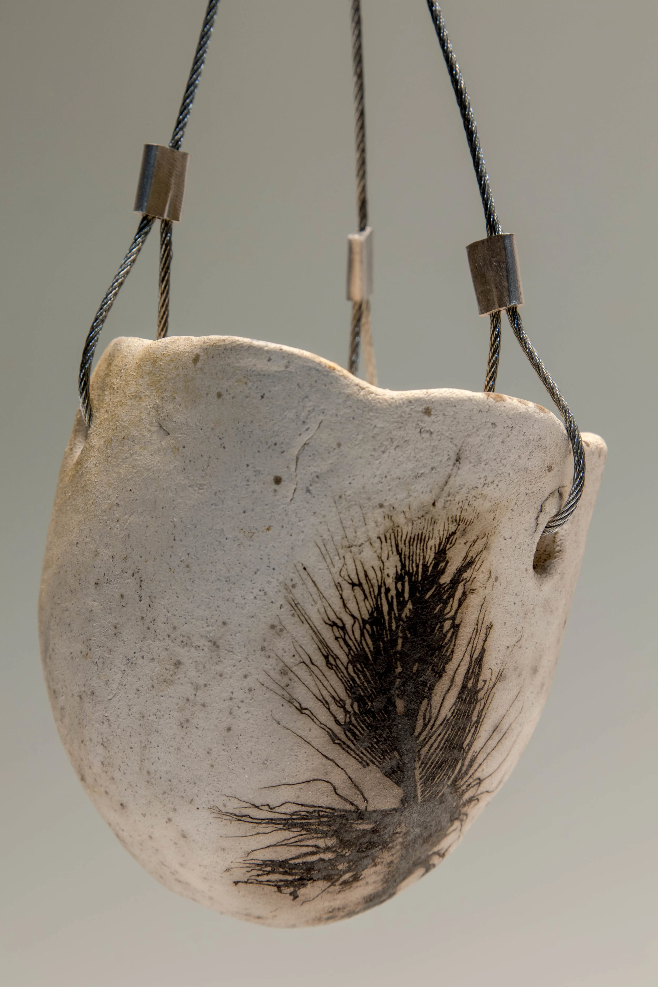 feather hanging planter