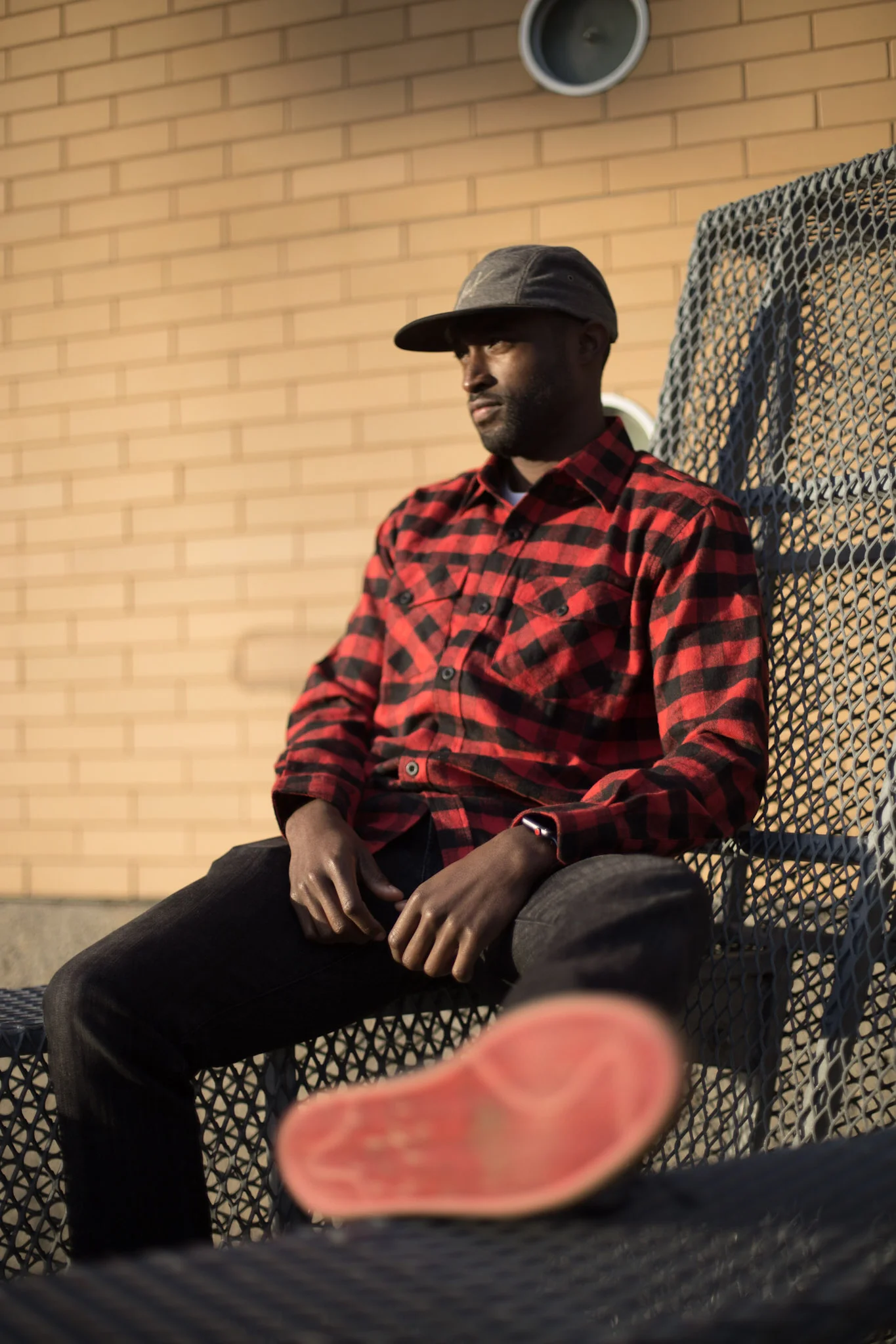 Bobby Spade Flannel Black / Red