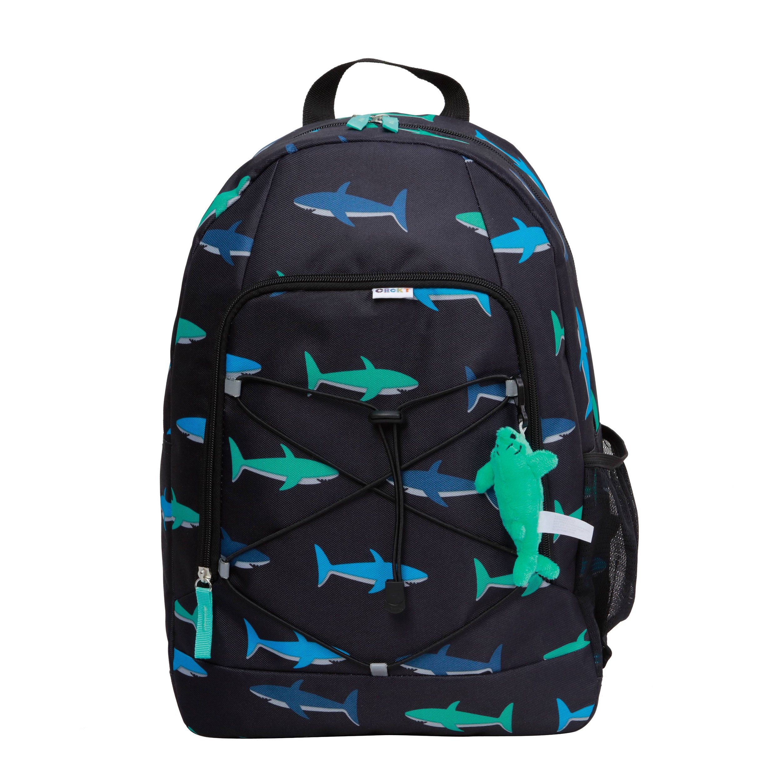 CRCKT Kids 16.5in Backpack Shark Kirigami Front.jpeg